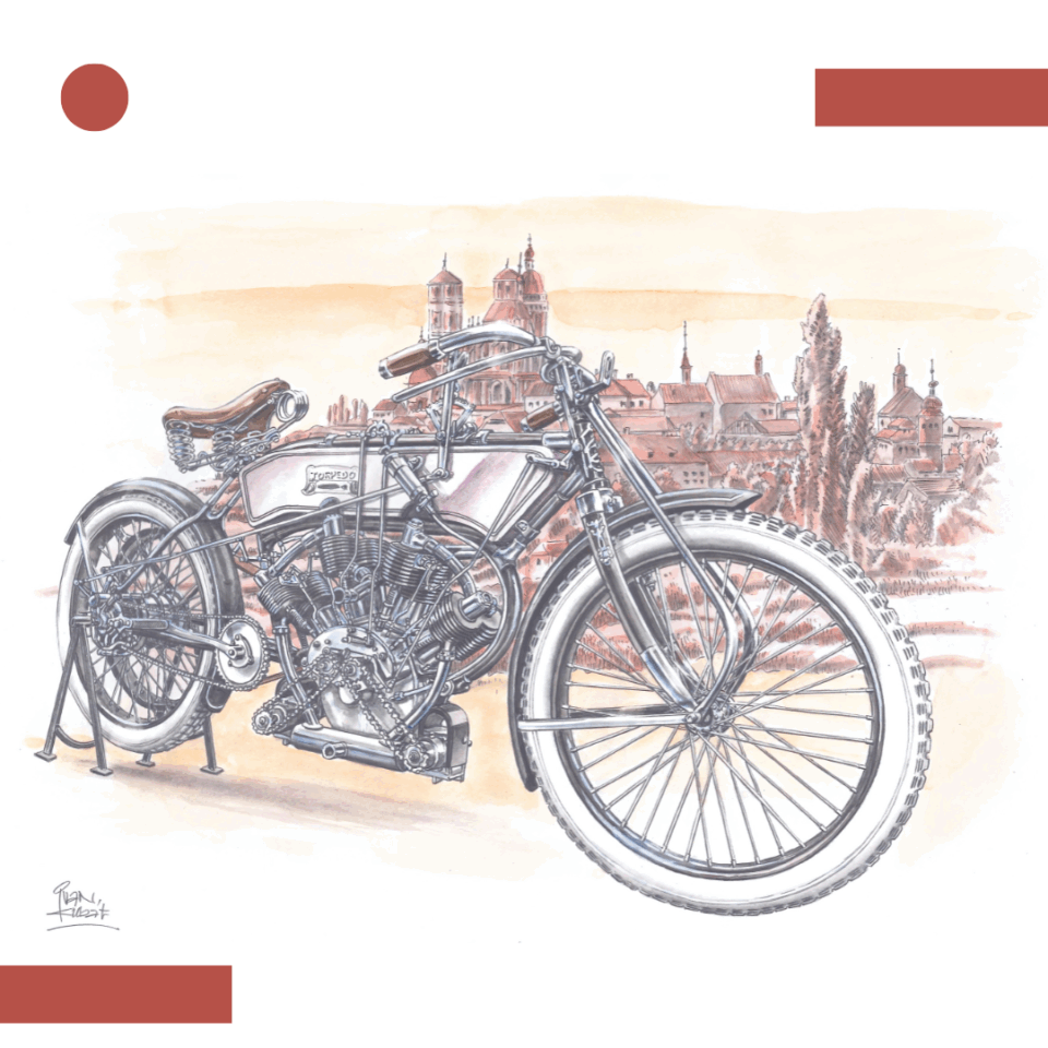 Za starých časů… Krása veteránů ožívá v kresbách Ivana Kubáta