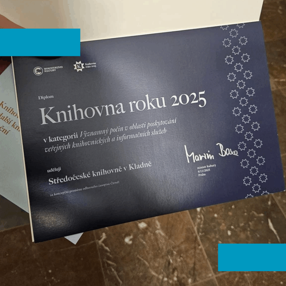 Ocenění pro Středočeskou knihovnu