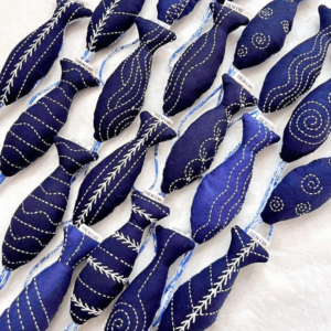 Sashiko rybky s Jitkou Hruškovou