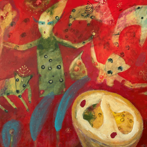 Reverzní malba s Marcelou Lilling