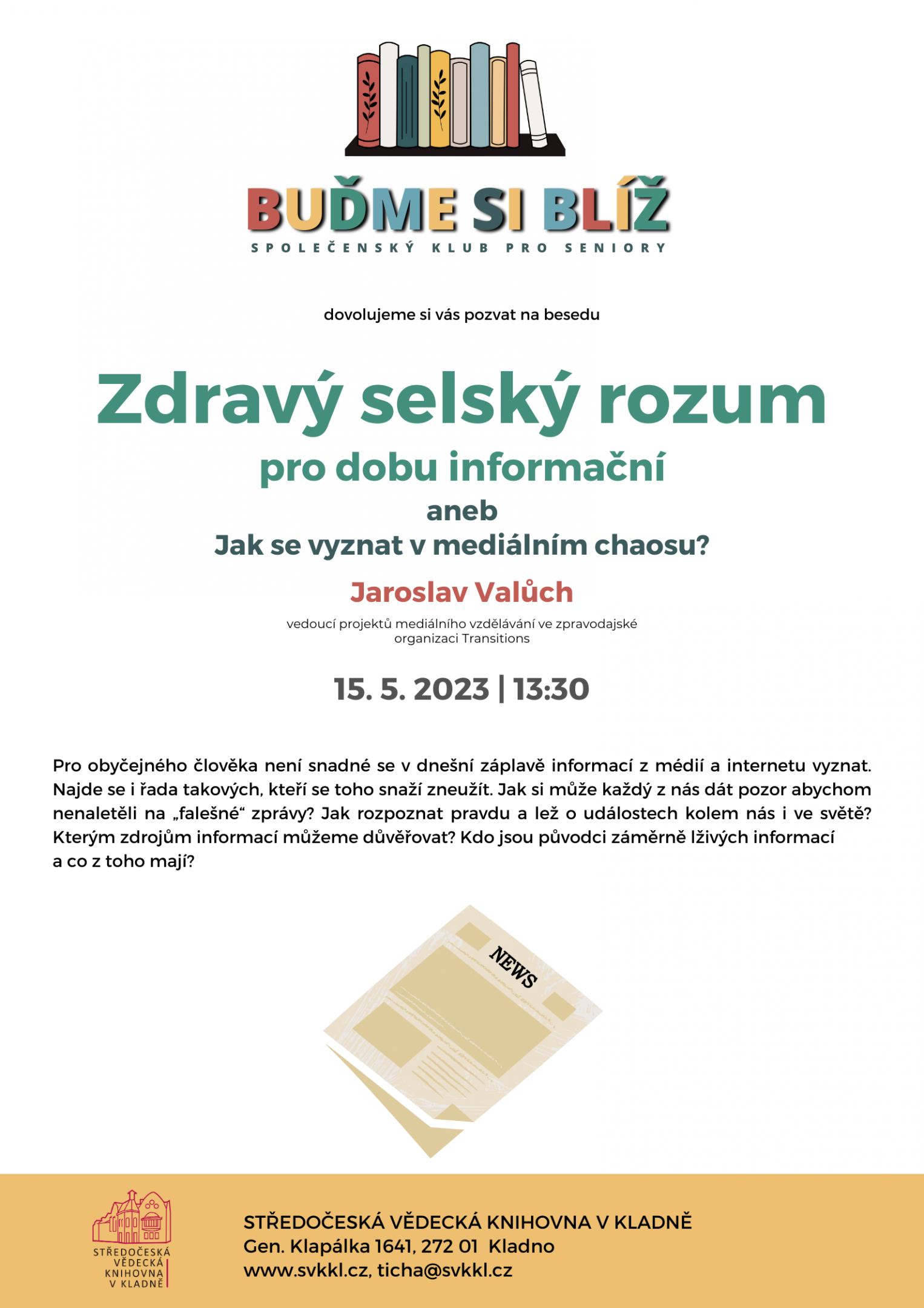 Buďme si blíž: společenský klub