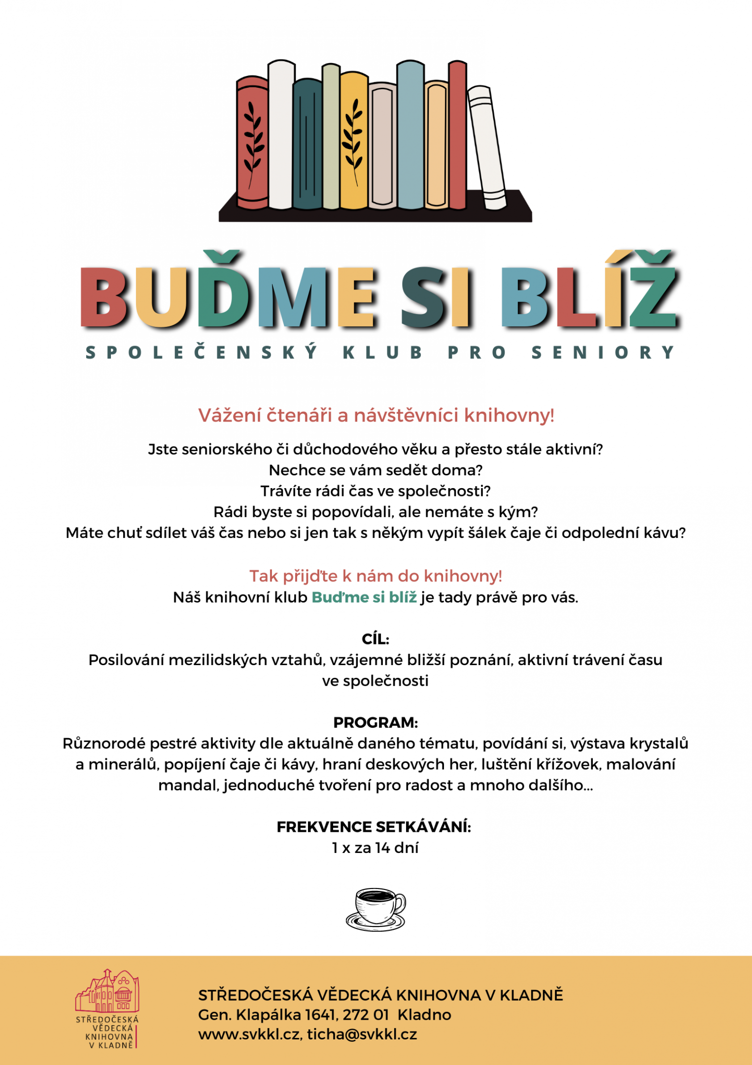 Buďme si blíž: společenský klub